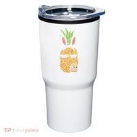 Cool Thug Pineapple Easter Bunny Eggs Fruit Lover Gift Tumbler thumb 0