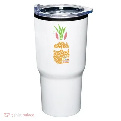 Cool Thug Pineapple Easter Bunny Eggs Fruit Lover Gift Tumbler