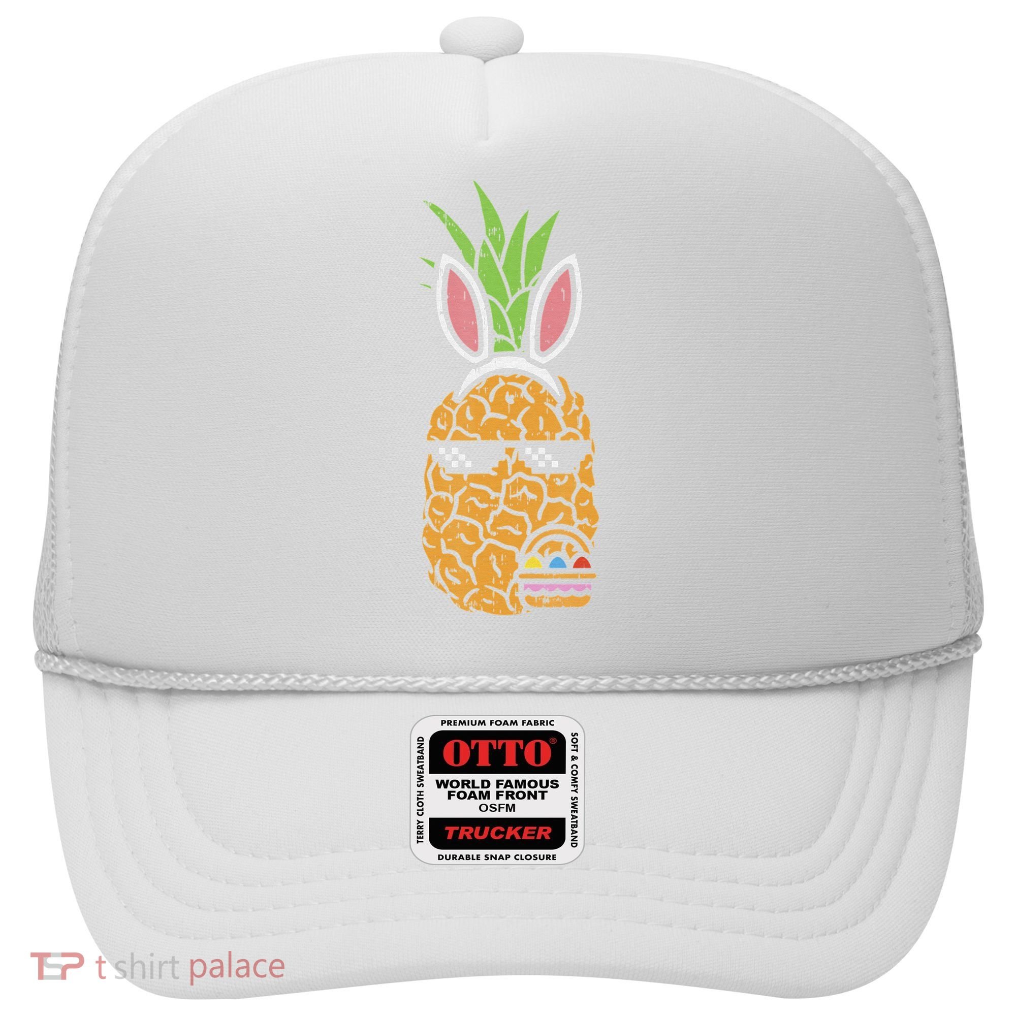 Cool Thug Pineapple Easter Bunny Eggs Fruit Lover Gift Hat