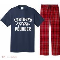 Certified Torta Pounder Witty Meme Comedy Saying Pajama Set thumb 0