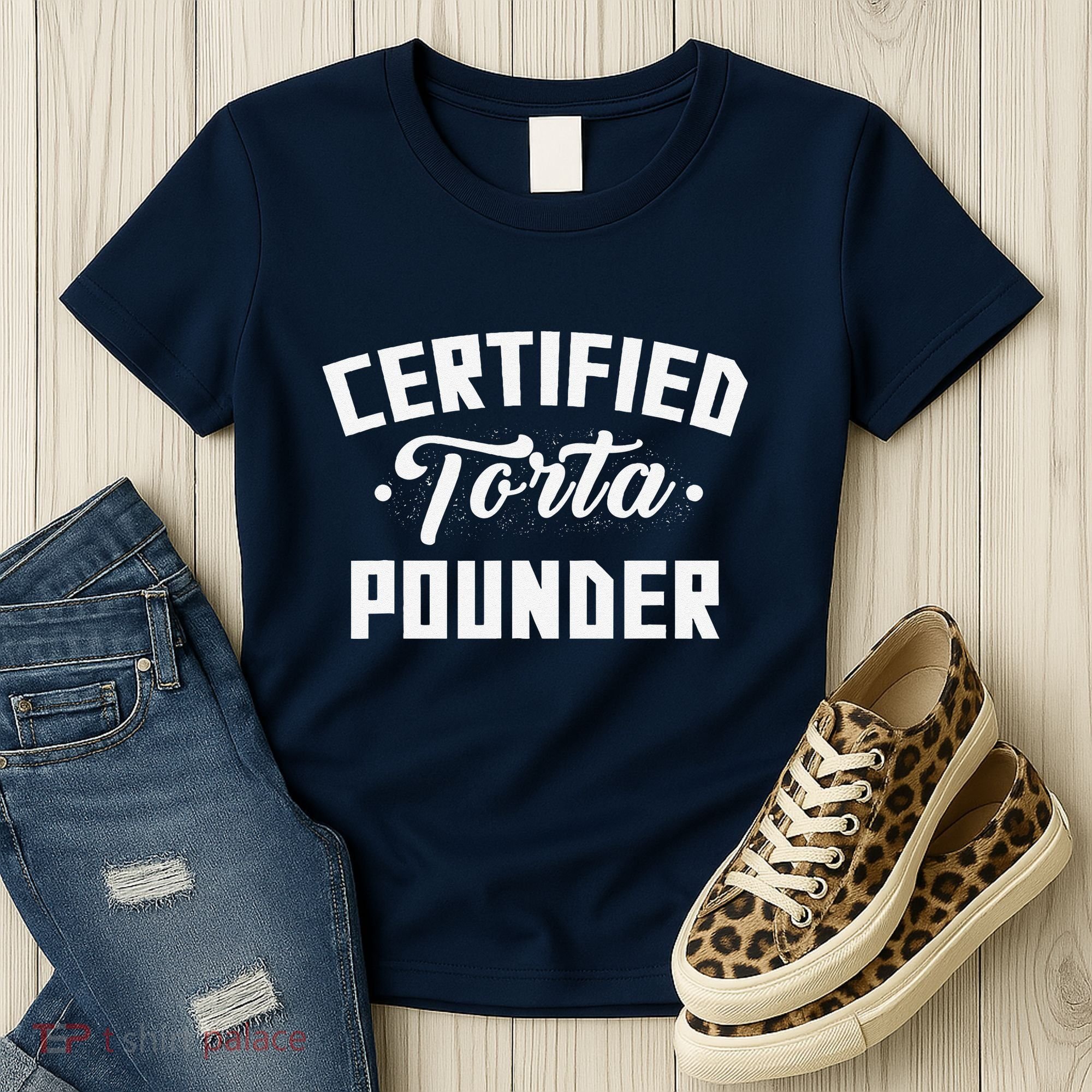Certified Torta Pounder Witty Meme Comedy Saying Women's T-Shirt