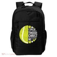 Christian Tennis Philippians 4:13 Gift Gift Backpack thumb 0