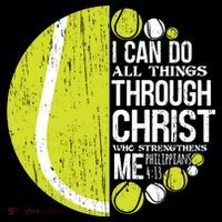 Christian Tennis Philippians 4:13 Gift Gift Coffee Mug thumb 5