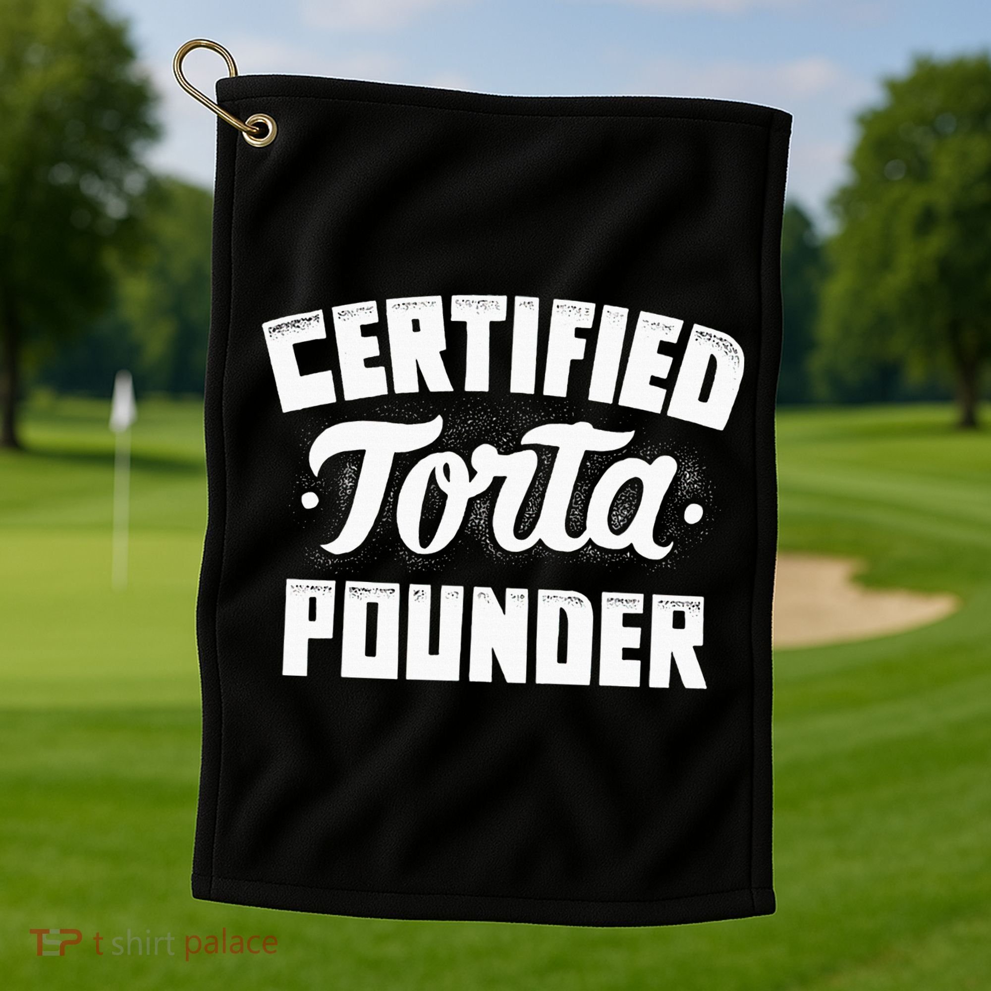 Certified Torta Pounder Golf Towel