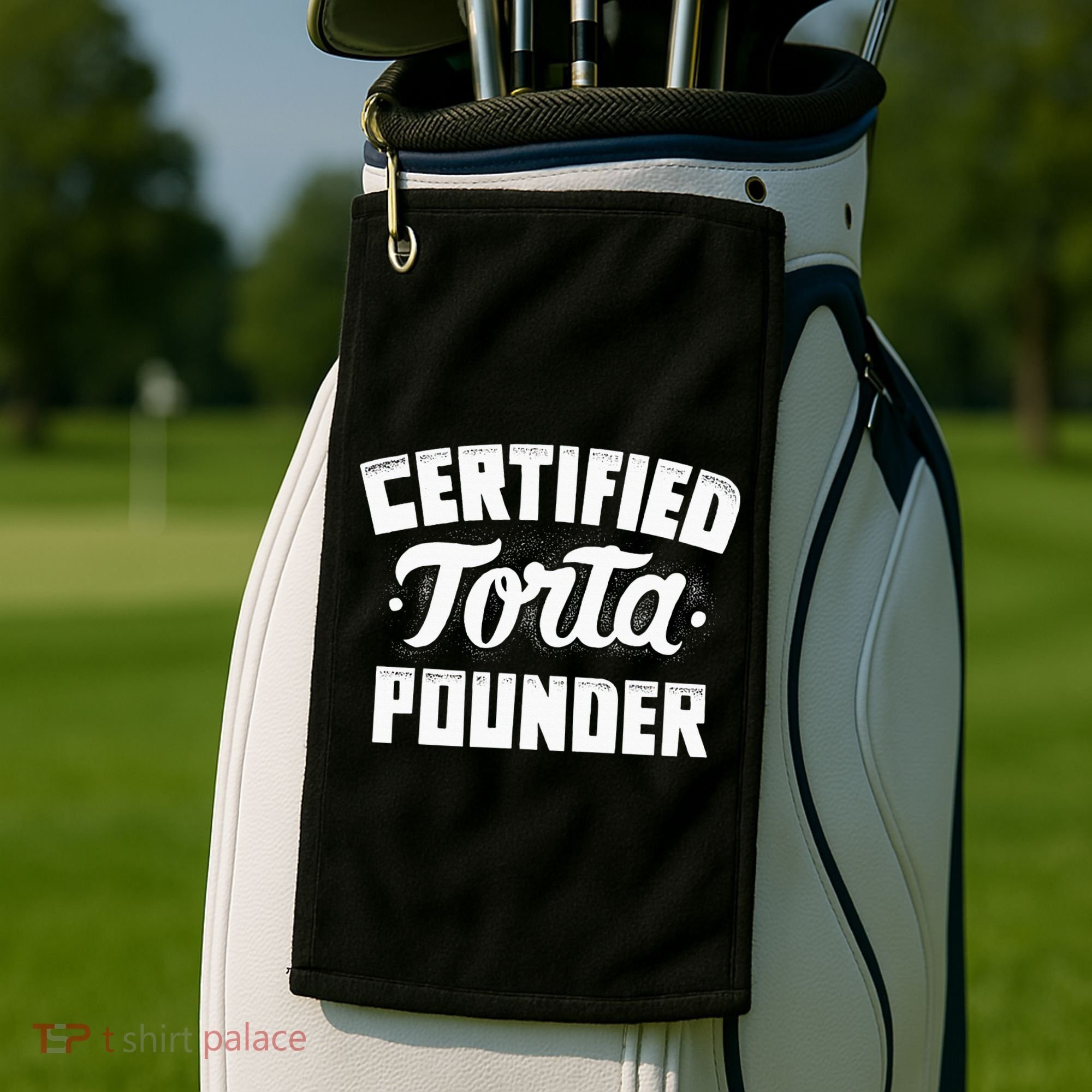 Certified Torta Pounder Golf Towel