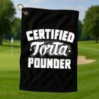 Certified Torta Pounder Golf Towel thumb 1