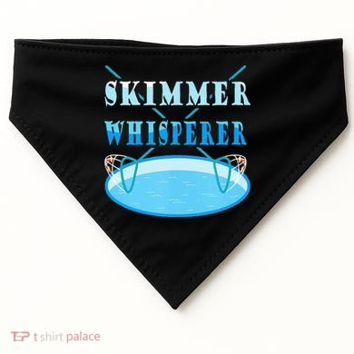 Cleaning The Pool Skimmer Whisperer Pool Guy USA-Made Doggie Bandana