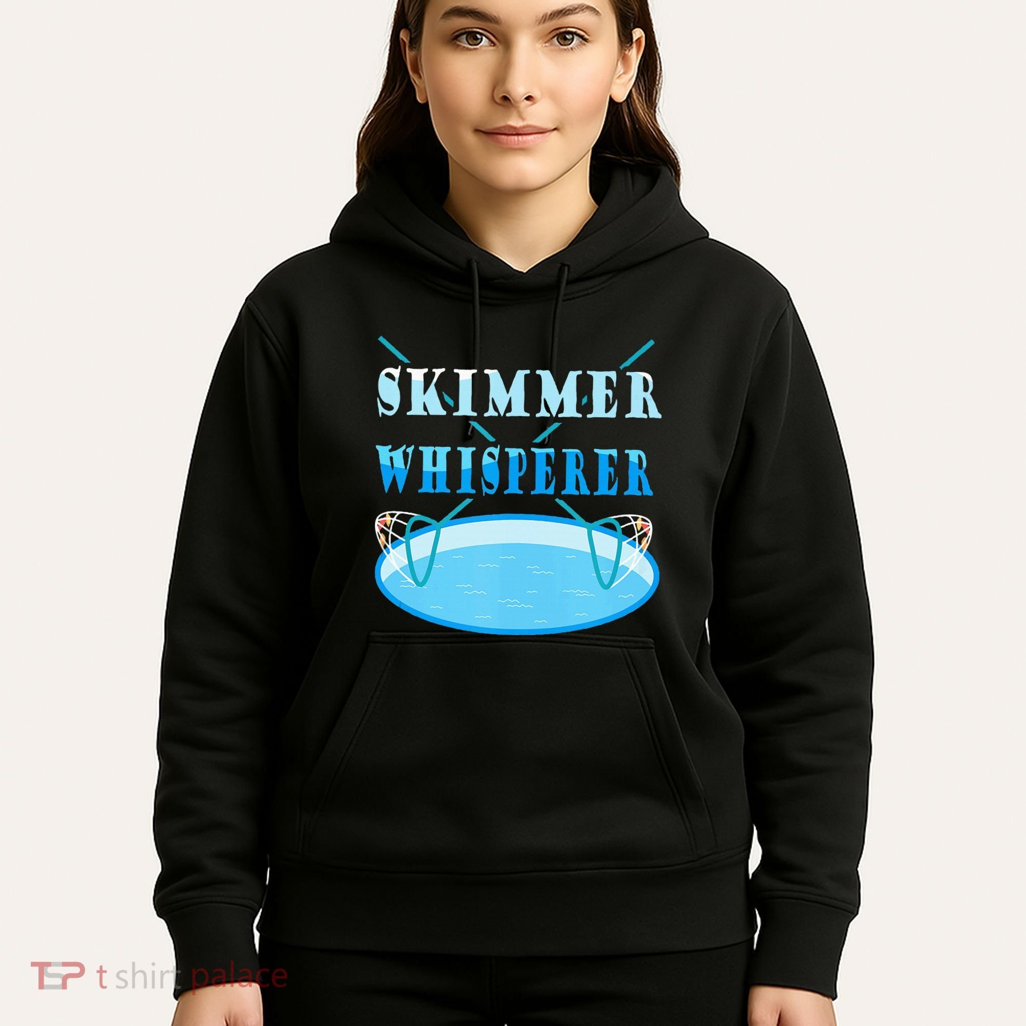 Cleaning The Pool Skimmer Whisperer Pool Guy Hoodie