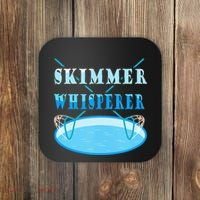 Cleaning The Pool Skimmer Whisperer Pool Guy Coaster thumb 0