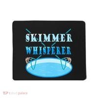 Cleaning The Pool Skimmer Whisperer Pool Guy Mousepad thumb 0