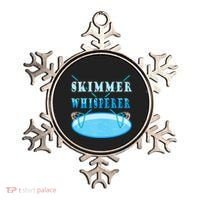 Cleaning The Pool Skimmer Whisperer Pool Guy Ornament thumb 0