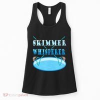 Cleaning The Pool Skimmer Whisperer Pool Guy Women's Tank Top thumb 0