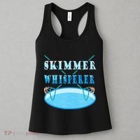 Cleaning The Pool Skimmer Whisperer Pool Guy Women's Tank Top thumb 3