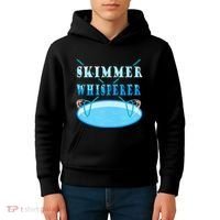Cleaning The Pool Skimmer Whisperer Pool Guy Kids Hoodie thumb 4