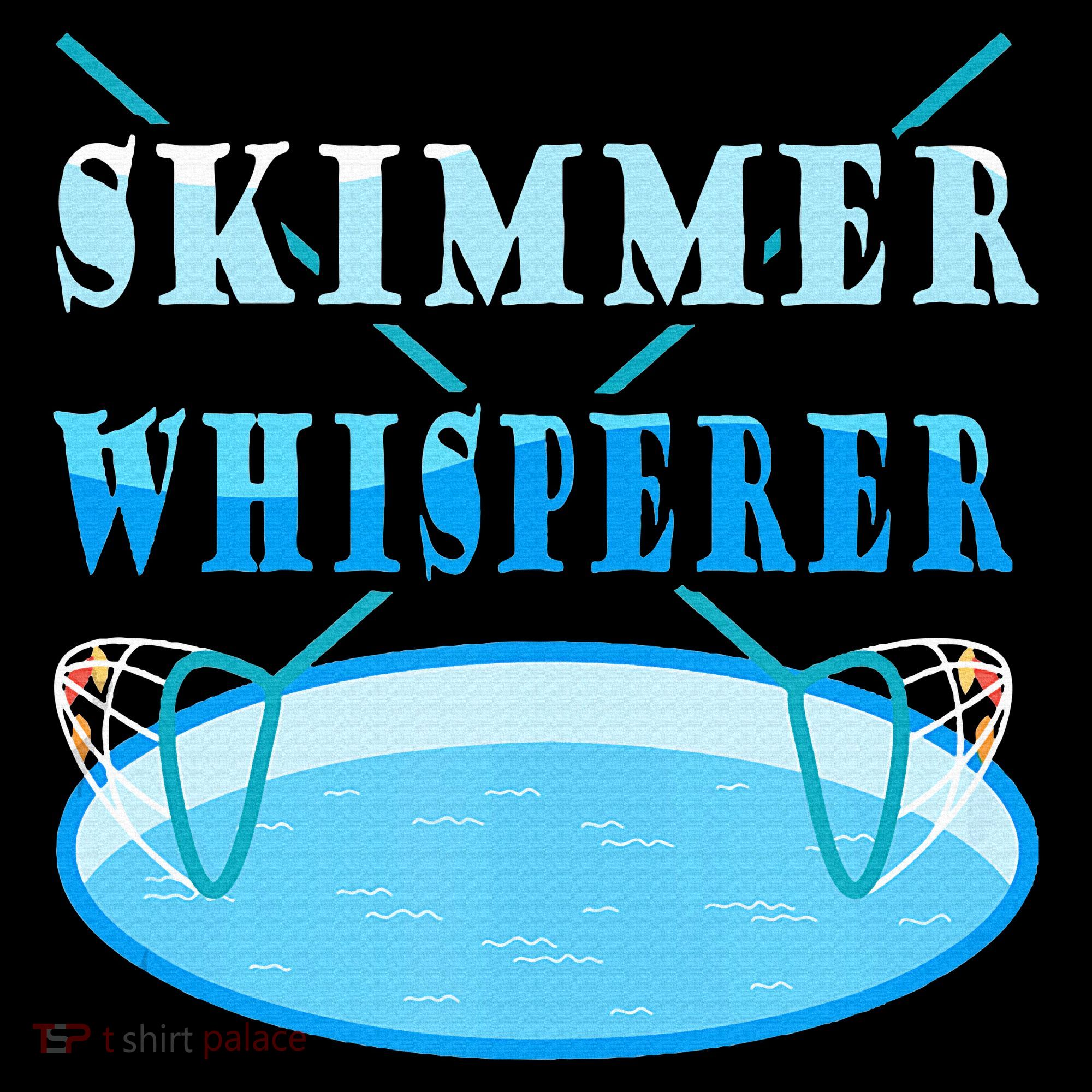 Cleaning The Pool Skimmer Whisperer Pool Guy Kids T-Shirt