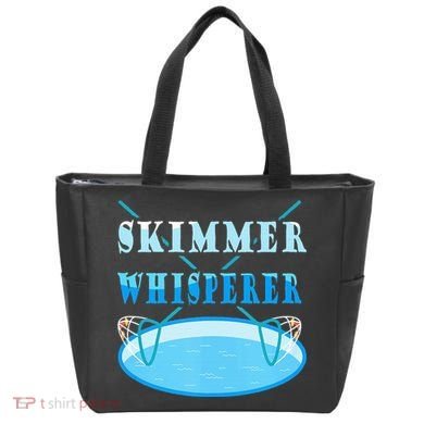 Cleaning The Pool Skimmer Whisperer Pool Guy Tote Bag