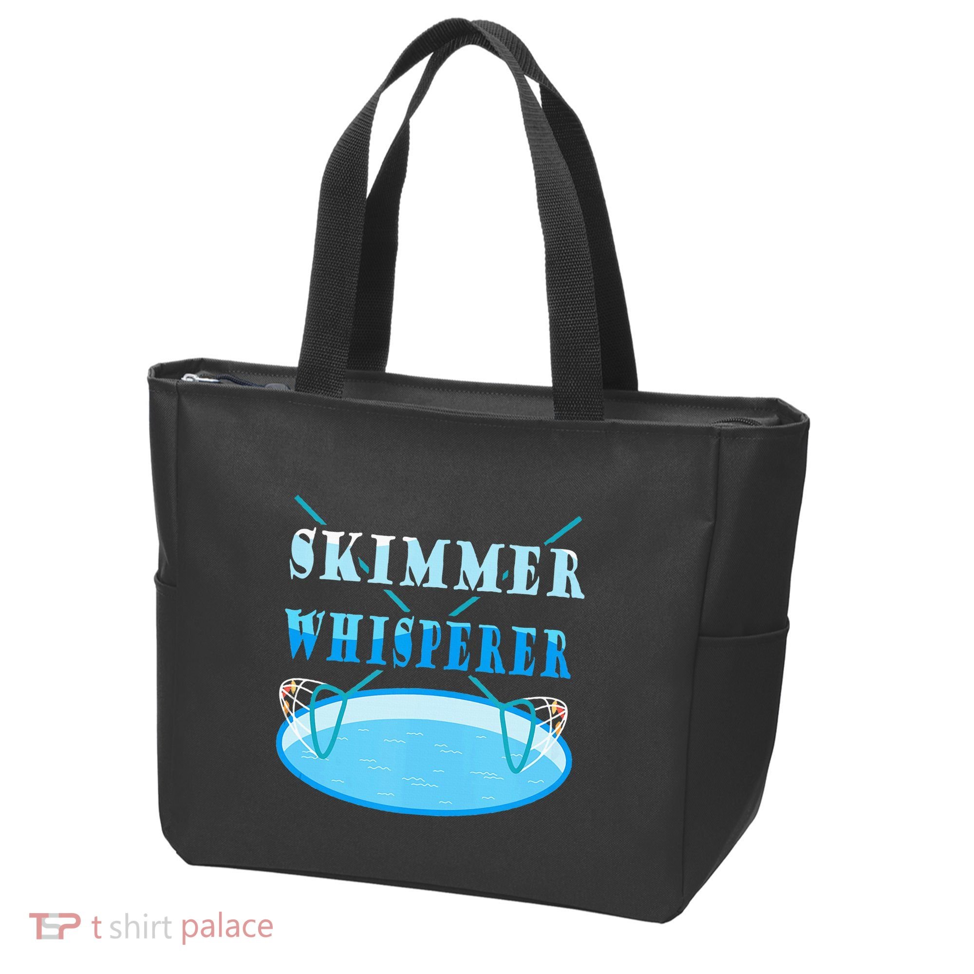 Cleaning The Pool Skimmer Whisperer Pool Guy Tote Bag
