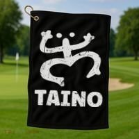 Coqui Taino Puerto Rico Frog Boricua Golf Towel thumb 1