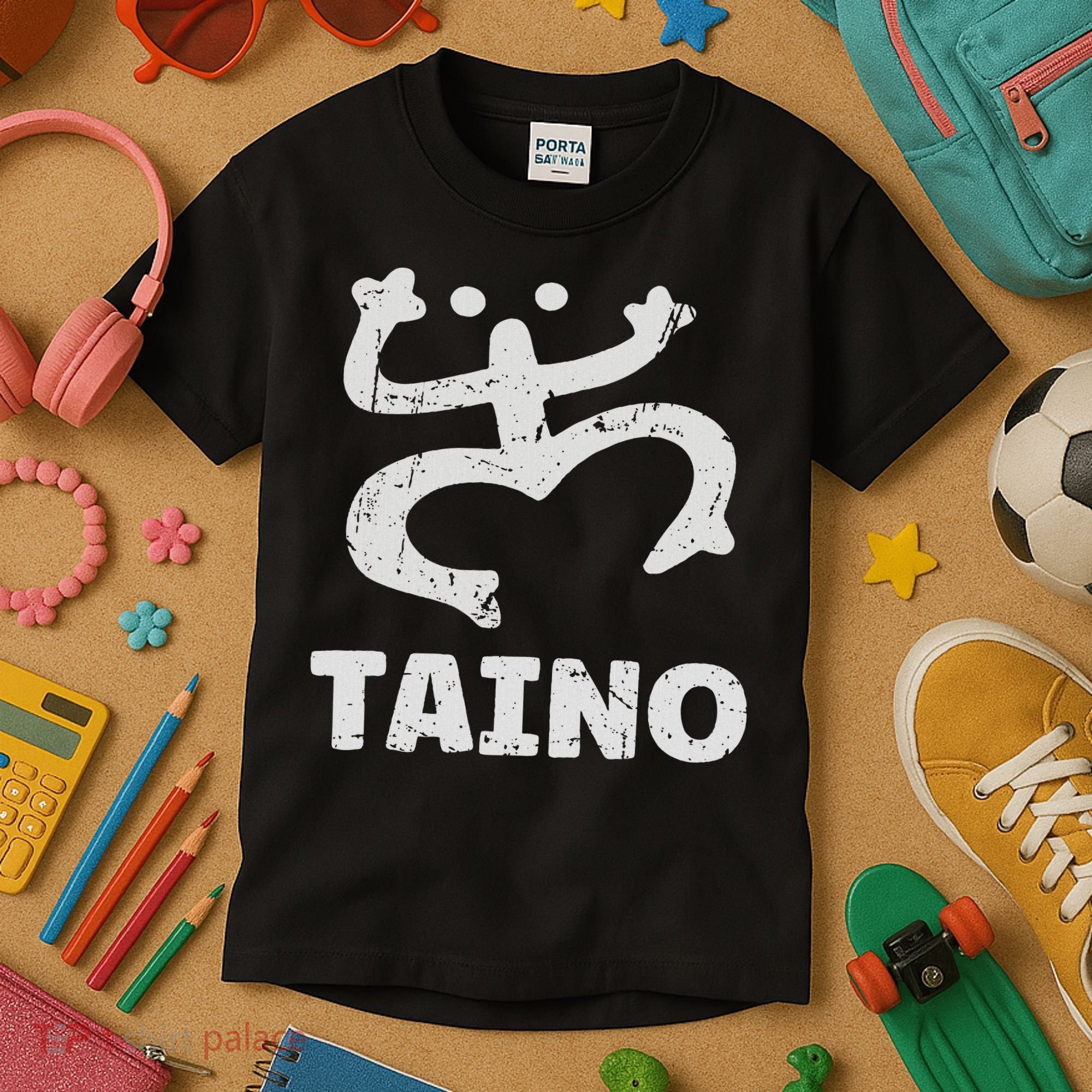 Coqui Taino Puerto Rico Frog Boricua Kids T-Shirt