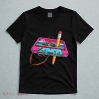 Cassette Tape Pencil 70S 80S 90S Music Mixtape T-Shirt thumb 5
