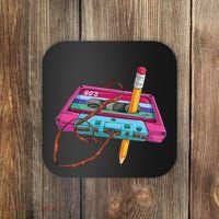 Cassette Tape Pencil 70S 80S 90S Music Mixtape Coaster thumb 0