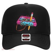 Cassette Tape Pencil 70S 80S 90S Music Mixtape Hat thumb 0