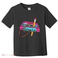 Cassette Tape Pencil 70S 80S 90S Music Mixtape Toddler T-Shirt thumb 0