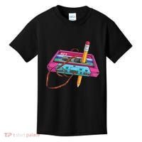 Cassette Tape Pencil 70S 80S 90S Music Mixtape Kids T-Shirt thumb 0