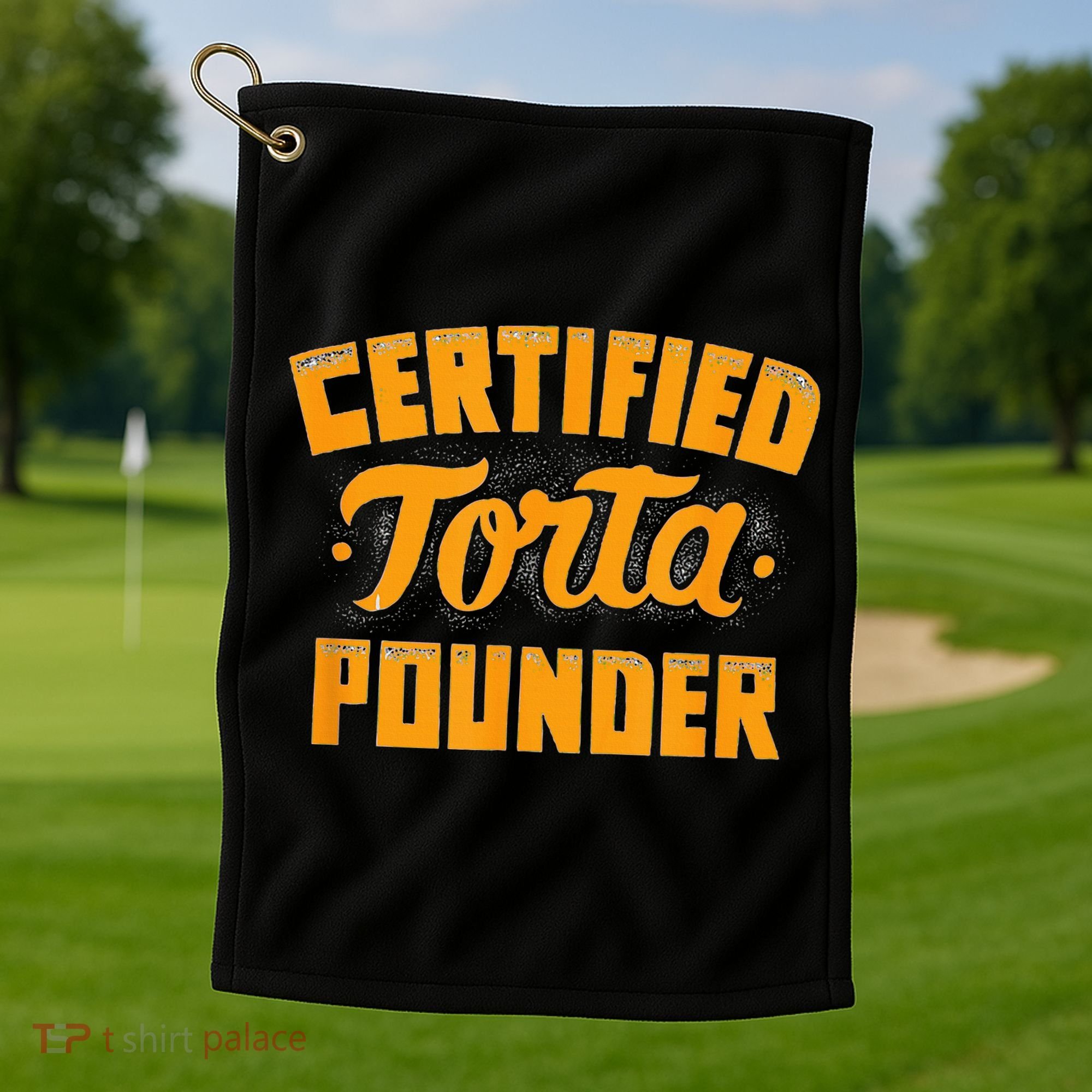 Certified Torta Pounder Golf Towel