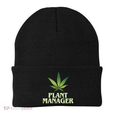 Cannabis TShirt Plant Manager Funny Marijuana Gift Beanie