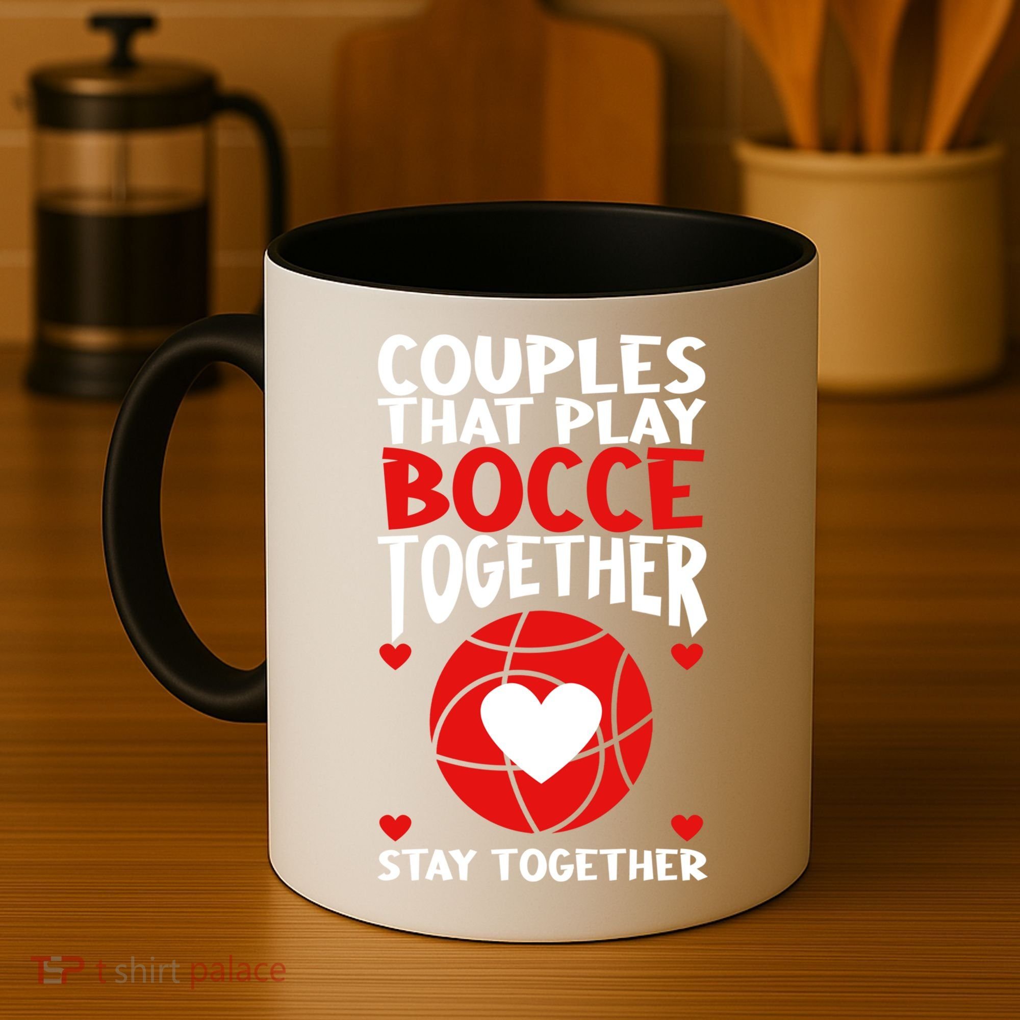 Couples That Play Bocce Together Bocce Ball Cool Gift Coffee Mug