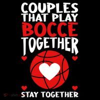 Couples That Play Bocce Together Bocce Ball Cool Gift Women's Hoodie thumb 2