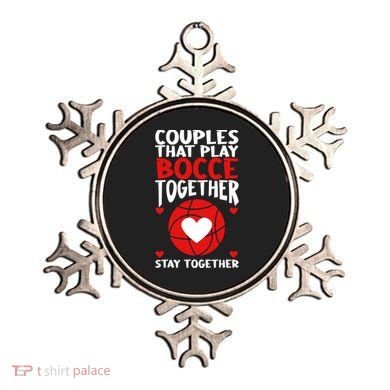 Couples That Play Bocce Together Bocce Ball Cool Gift Ornament