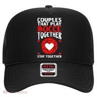 Couples That Play Bocce Together Bocce Ball Cool Gift Hat thumb 0