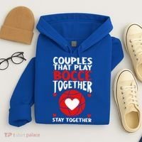 Couples That Play Bocce Together Bocce Ball Cool Gift Hoodie thumb 4