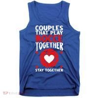 Couples That Play Bocce Together Bocce Ball Cool Gift Tank Top thumb 0