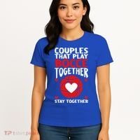 Couples That Play Bocce Together Bocce Ball Cool Gift Women's T-Shirt thumb 4