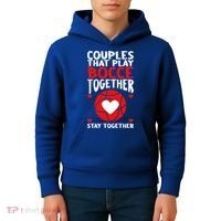 Couples That Play Bocce Together Bocce Ball Cool Gift Kids Hoodie thumb 4