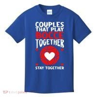 Couples That Play Bocce Together Bocce Ball Cool Gift Kids T-Shirt thumb 0