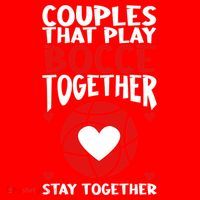 Couples That Play Bocce Together Bocce Ball Cool Gift Santa Hat thumb 1