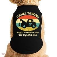 Camel Towing Retro Adult Humor Doggie Tank thumb 0