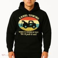 Camel Towing Retro Adult Humor Hoodie thumb 2