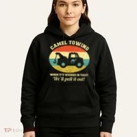 Camel Towing Retro Adult Humor Hoodie thumb 5