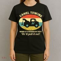 Camel Towing Retro Adult Humor T-Shirt thumb 4