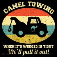 Camel Towing Retro Adult Humor Women's Hoodie thumb 2