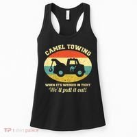 Camel Towing Retro Adult Humor Women's Tank Top thumb 0