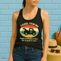 Camel Towing Retro Adult Humor Women's Tank Top thumb 2