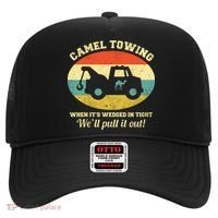 Camel Towing Retro Adult Humor Hat thumb 0