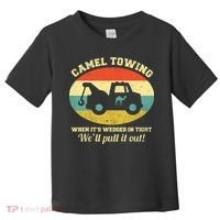 Camel Towing Retro Adult Humor Toddler T-Shirt thumb 0