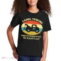 Camel Towing Retro Adult Humor Kids T-Shirt thumb 2